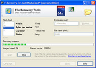 F-Recovery for MultiMediaCard screenshot